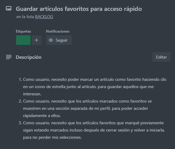 Imagen de historia de usuario